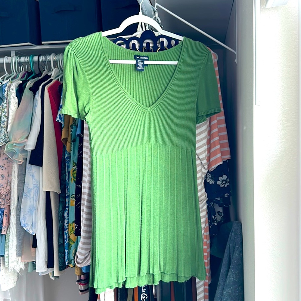 Green long Top VERY SOFT